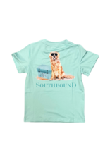 SouthBound Mint Golden Retreiver Tee