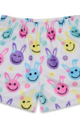 Iscream Happy Face Bunnies Plush Shorts