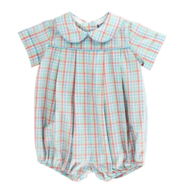 The Bailey Boys Dressy Bubble Short, Citrus Plaid