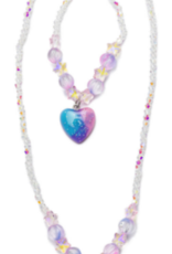 Creative Education Galaxy Heart Necklace & Bracelet