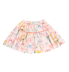 Pink Chicken Maribelle Skirt - Watercolor Bows