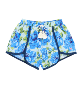 Pink Chicken Girls Millie Short - Blue Peonies