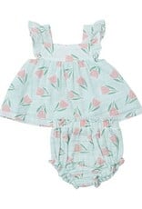 Angel Dear Tulips Butterfly Sleeve Pinafore & Diaper Cover