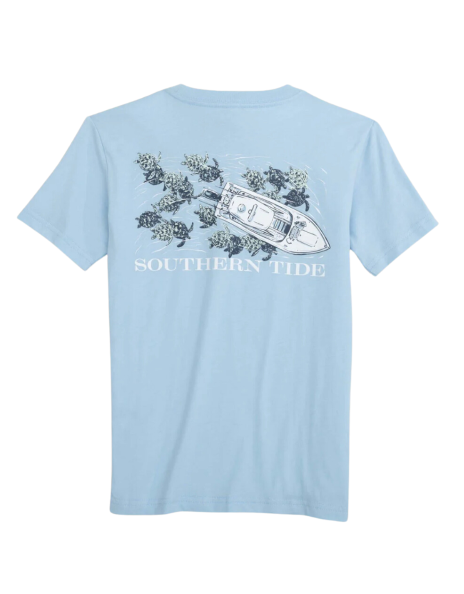 Southern Tide Clearwater Blue Yatchs of Turtles Tee