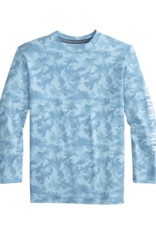 Southern Tide Clearwater Blue Island Camo Perf Tee