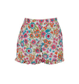 Claire and Charlie Pink Pop Floral Girls Shorts