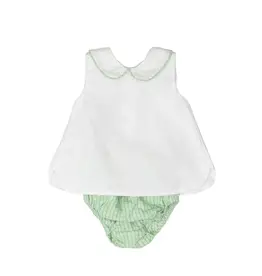 The Oaks Rayleigh Green Check Diaper Set