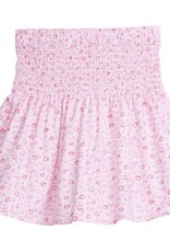 Bisby Shirred Circle Skirt, Pink Daisy