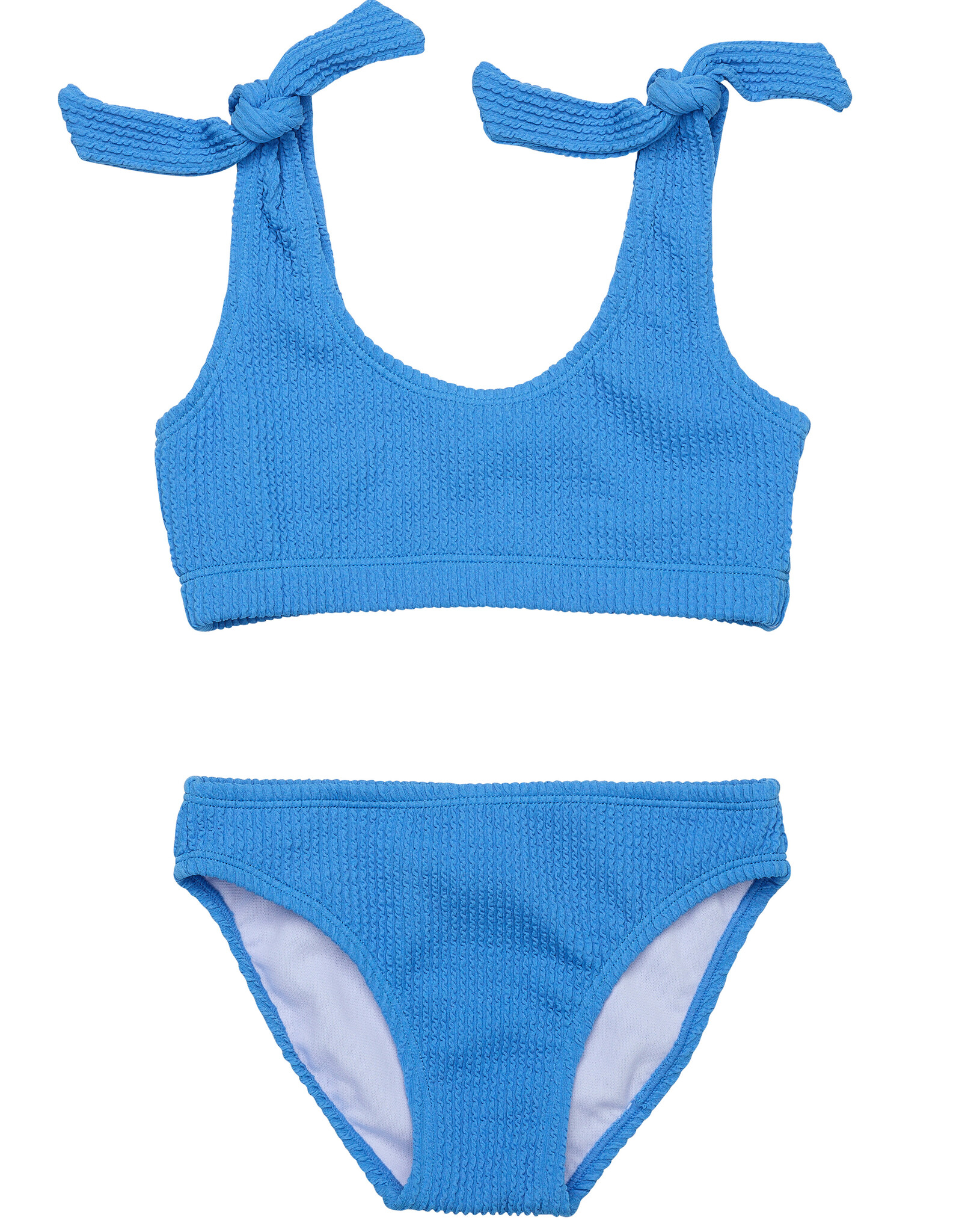 Snapper Rock Marine Blue Crop Bikini