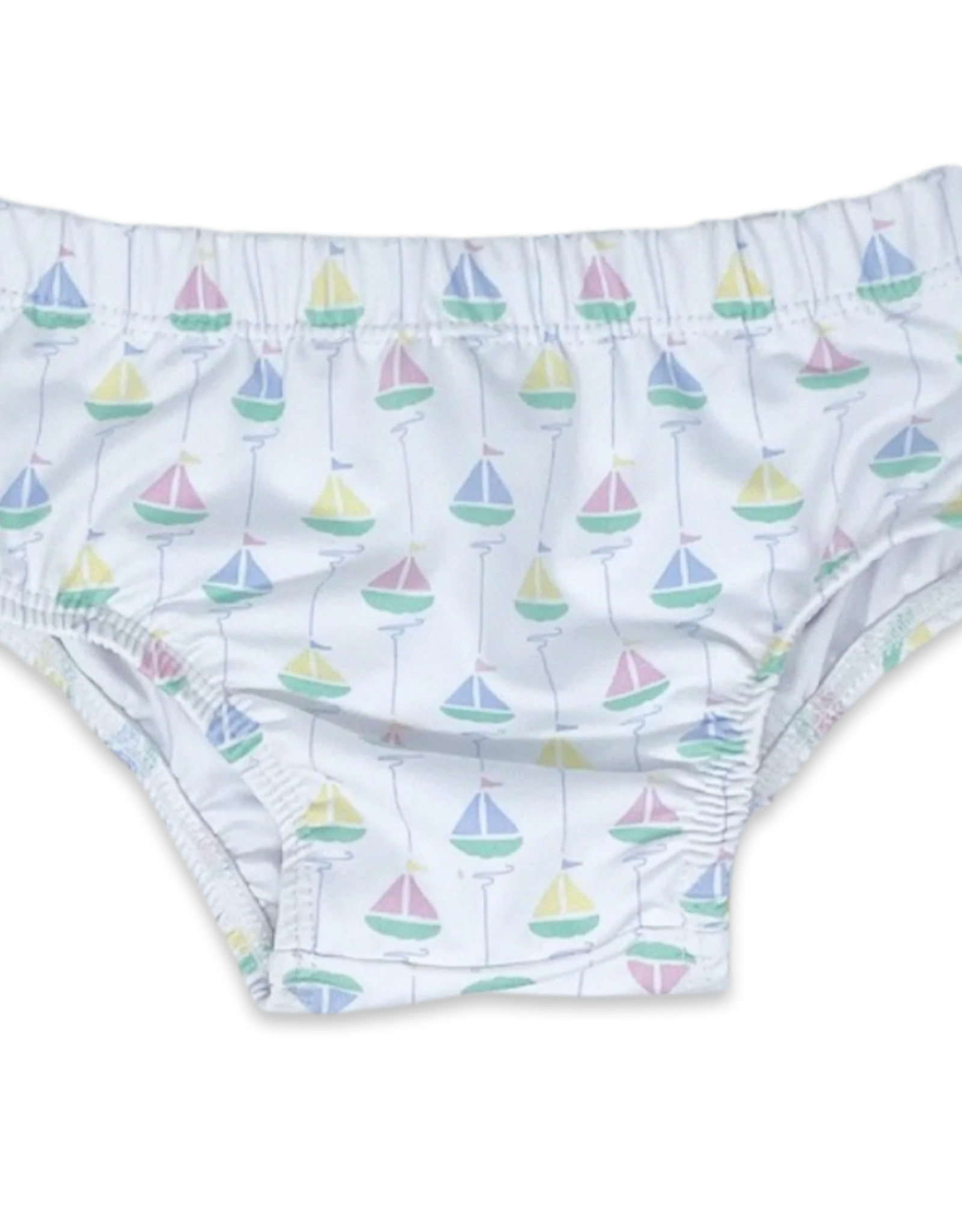 LullabySet Swim Diaper Cover - Seaside Sailboat