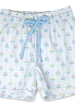 LullabySet Barnes Bathing Suit - Seaside Sailboat