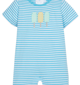 Little English Popsicle Applique Romper