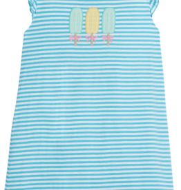 Little English Tilly Dress - Popsicle Applique