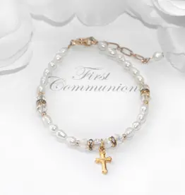 Collectables First Communion Gold Finish Bracelet