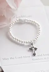 Collectables Catholic Baptism Pearl Bracelet Crucifix