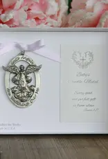 Collectables Baby Cradle Medal Angel for Girl