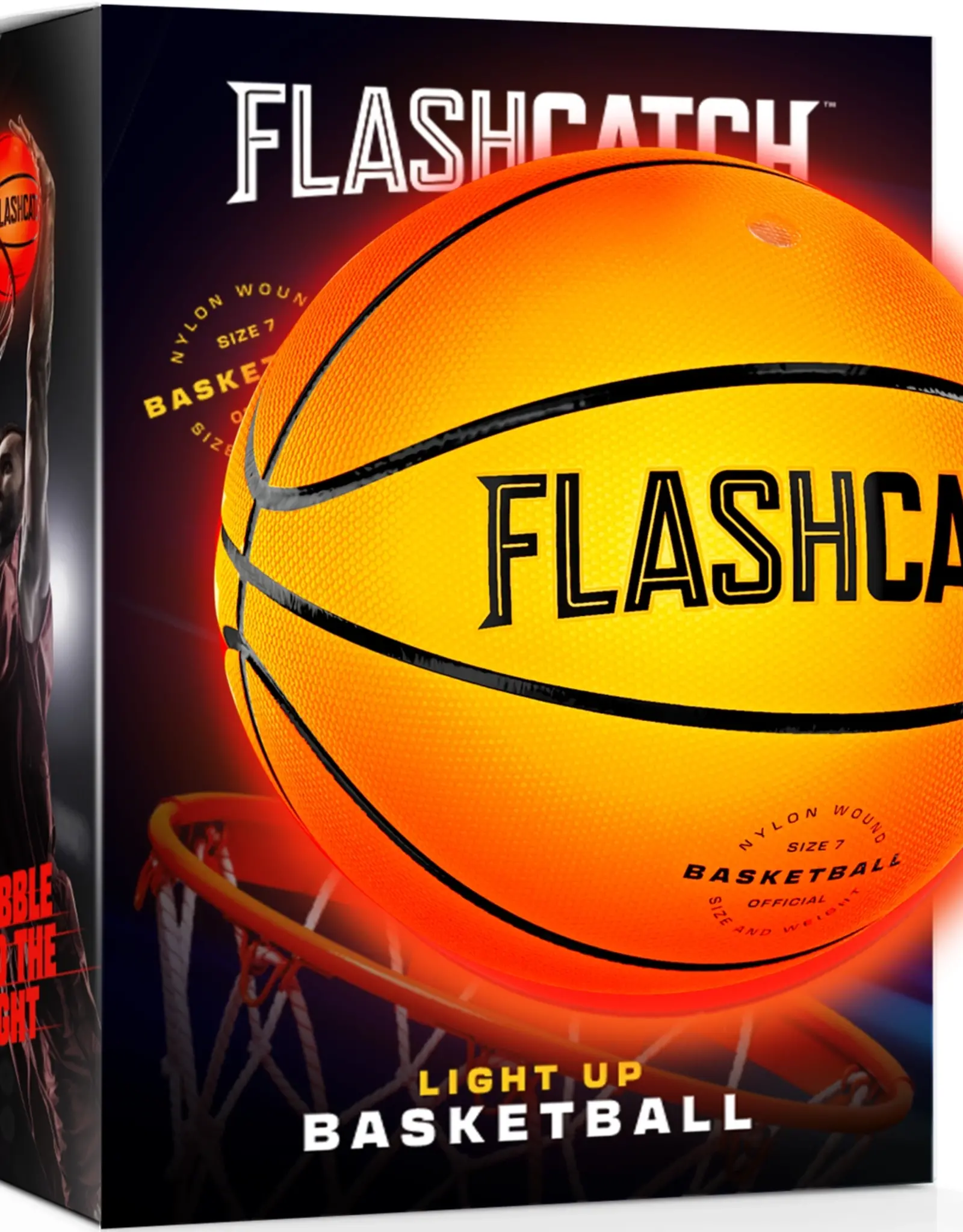 Squad Hero Light Up Basketball - Glow in the Dark Basketball - No 7