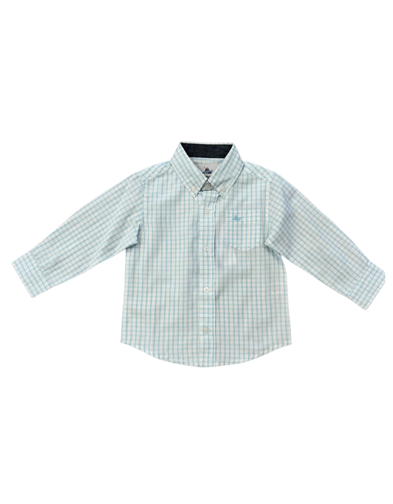 SouthBound Long Sleeve Dress Shirt - Whispering Blue