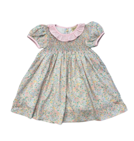 Aspen Claire & Company Pastel Floral Smocked Emerson Dress
