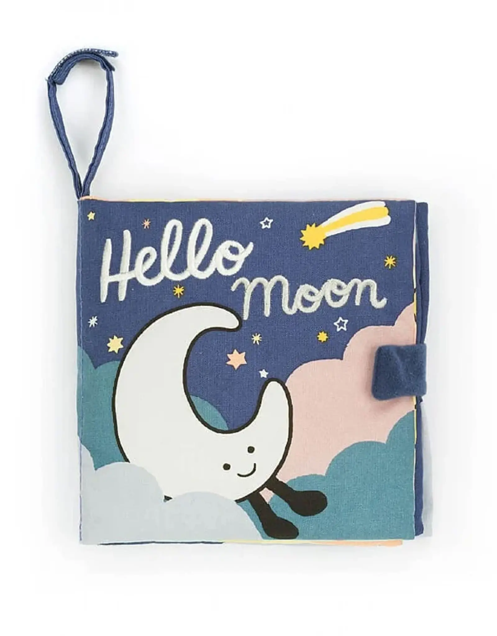 Jelly Cat Hello Moon Fabric Book
