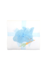 3 Marthas Bunny Applique Burp, Blue