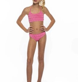 Peixoto Molly Bikini Set, Pink Athena