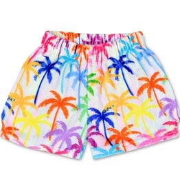 Iscream Corey Paige Palm Trees Plush Shorts