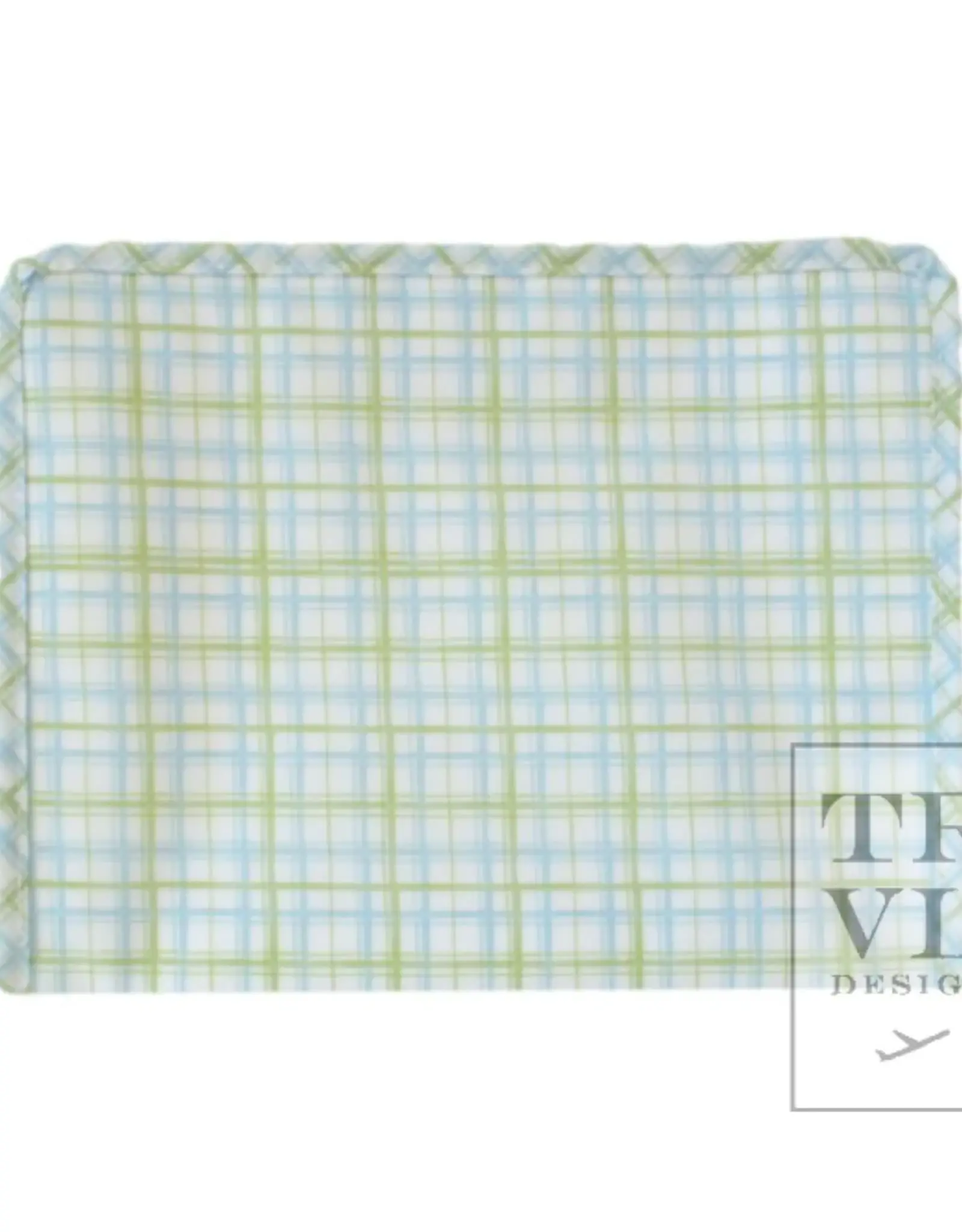 TRVL Design Roadie Large Classic Plaid Green