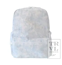 TRVL Design Backpacker Backpack Bunny Toile Blue