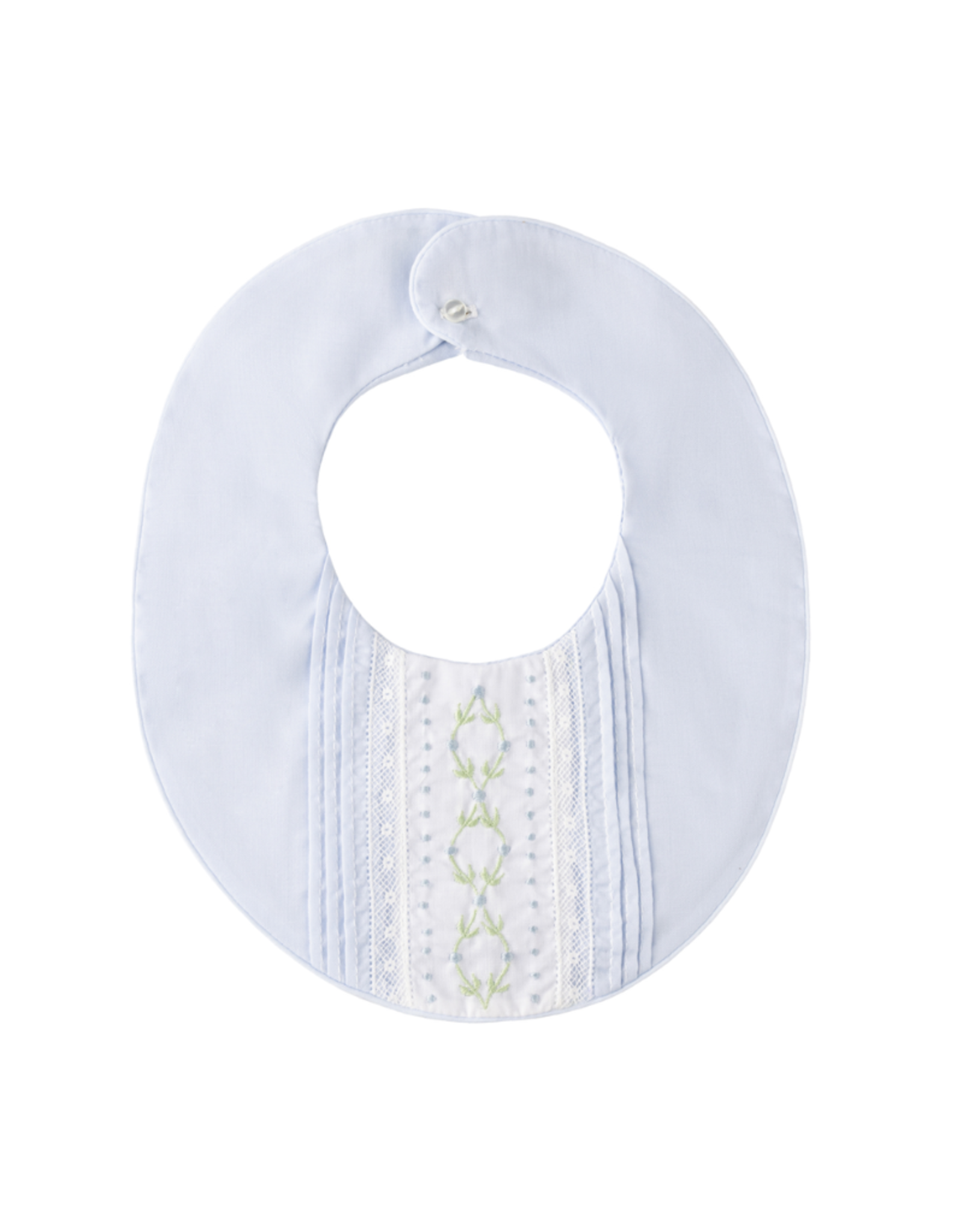 Feltman Brothers Blue Vintage Bloom Bib