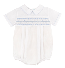 Feltman Brothers White Wave Smocked Bubble