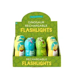 Two's Company Rechargeable Dinosaur Flashlight