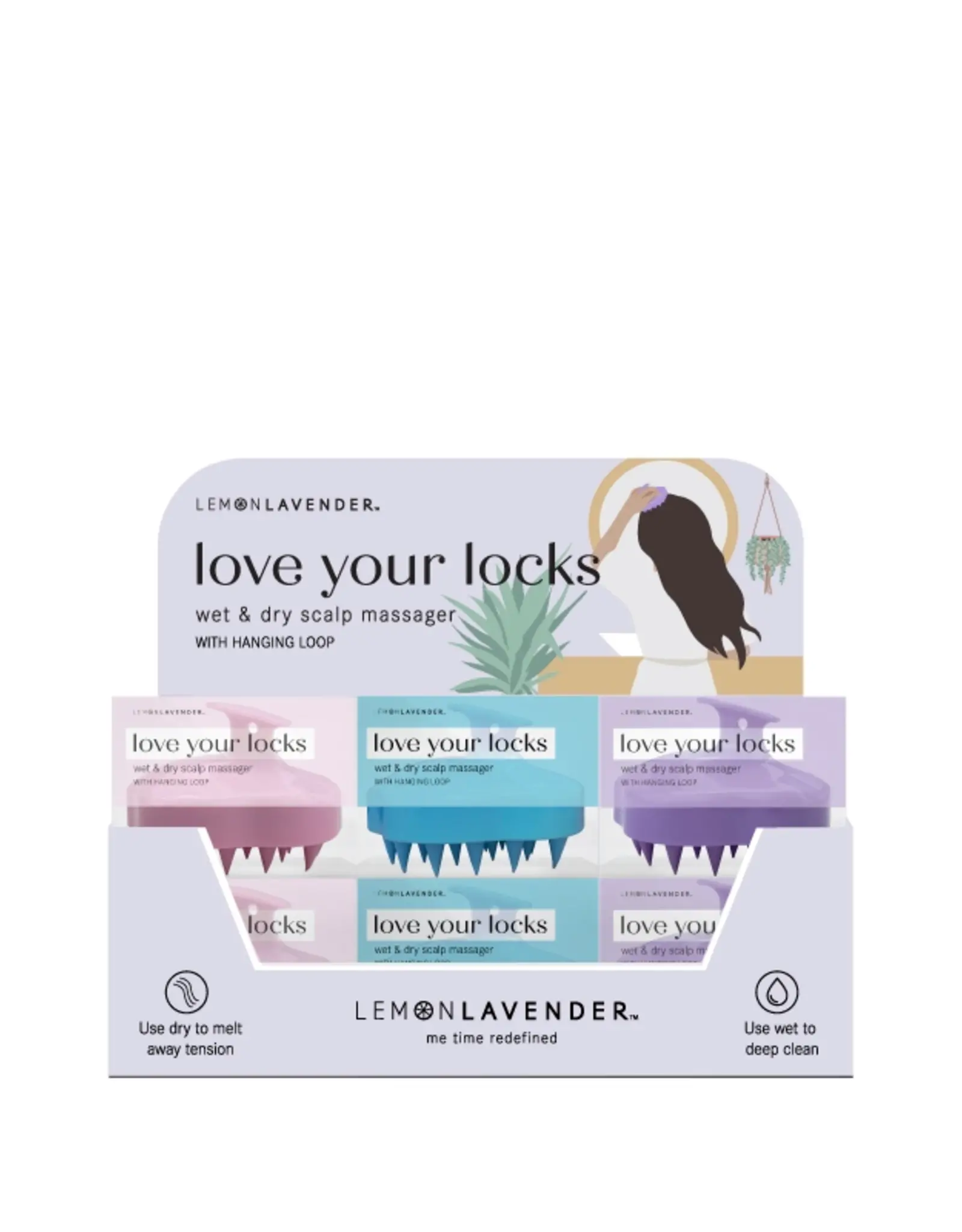Lemon Lavender Love Your Locks Scalp Massager