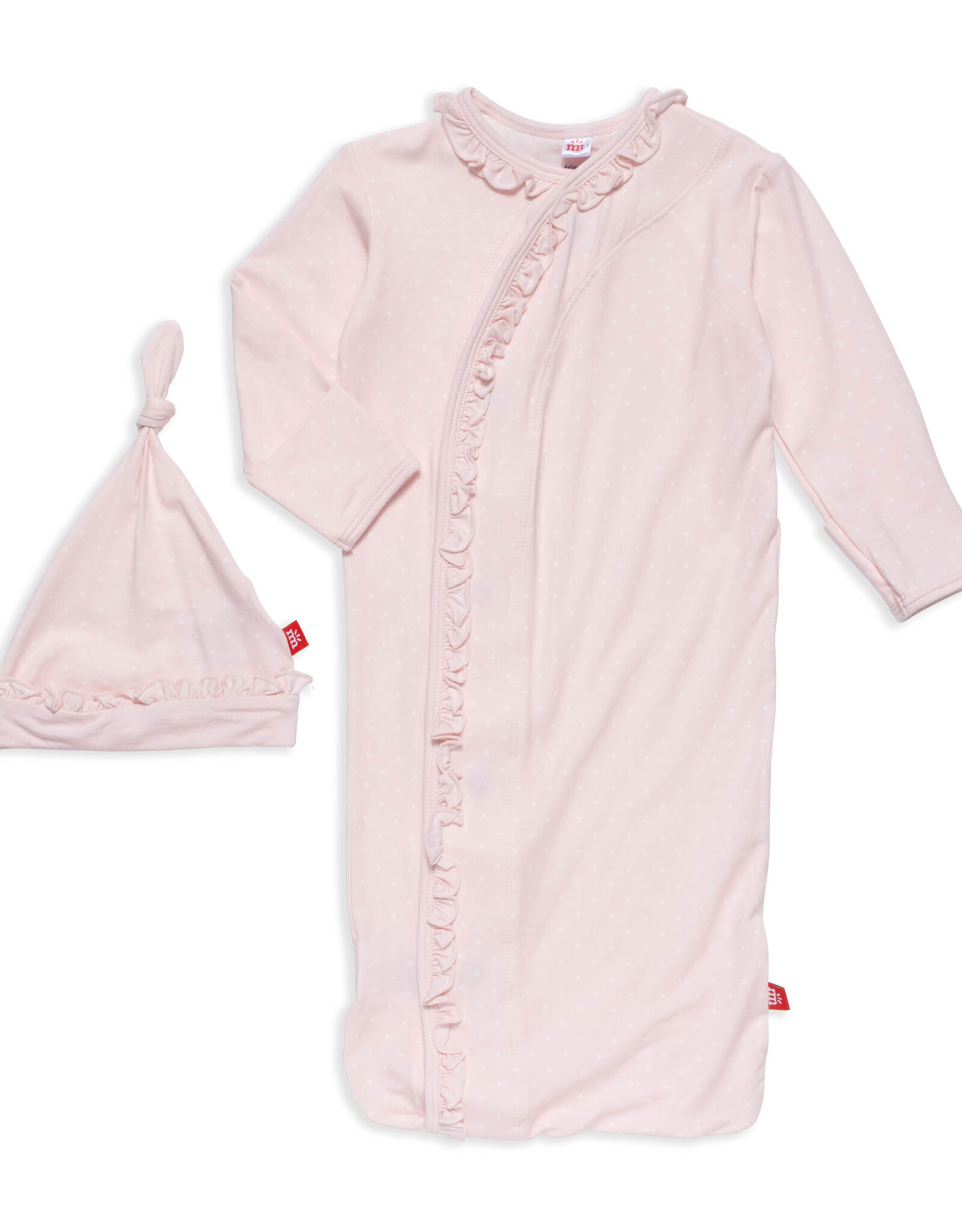 Magnetic Me Pin Dot Pink Gown/Hat Set