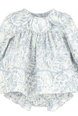 Sophie & Lucas Blue Eucalyptus Frost Petal Float Dress