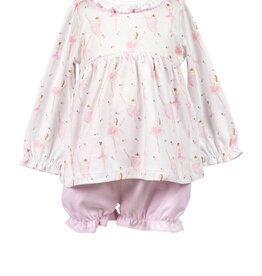 The Proper Peony Ballerina Pima Bloomer Set