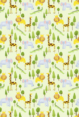 The Proper Peony Savannah Zoo Animals Pima A-line Dress