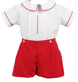 The Proper Peony Ruby Short Set