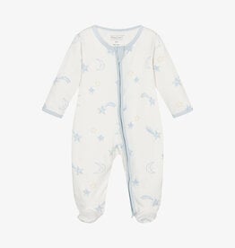 Kissy Kissy Stary Sky Light Blue Footie w/ Zipper