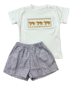 Ruth and Ralph LSU Beau T-Shirt & Shorts Set