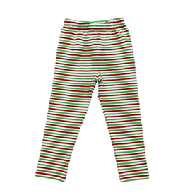Luigi Green/Red Stripe Leggings