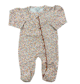 Kissy Kissy Autumn Blossom Footie w/ Zipper
