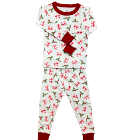 Magnolia Baby Chloe's Classics Red Christmas Long Pajamas