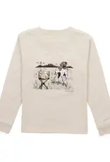 Properly Tied Boys Dove Hunt Long Sleeve Tee, Linen