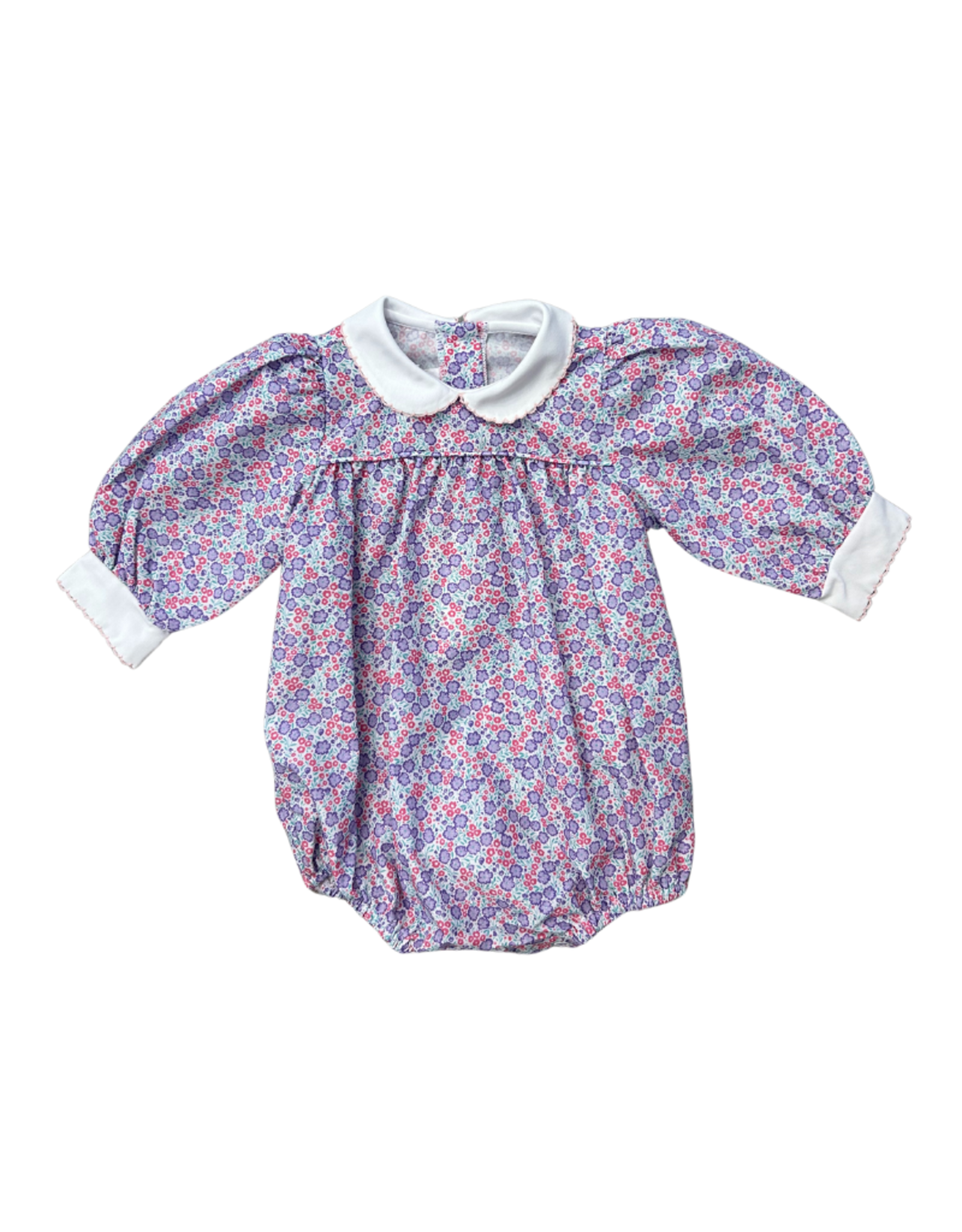 LullabySet Memory Making Long Sleeve Bubble Sweet Pea Floral