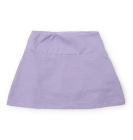 Lila + Hayes Margot Performance Skirt, Purple/White Stripes