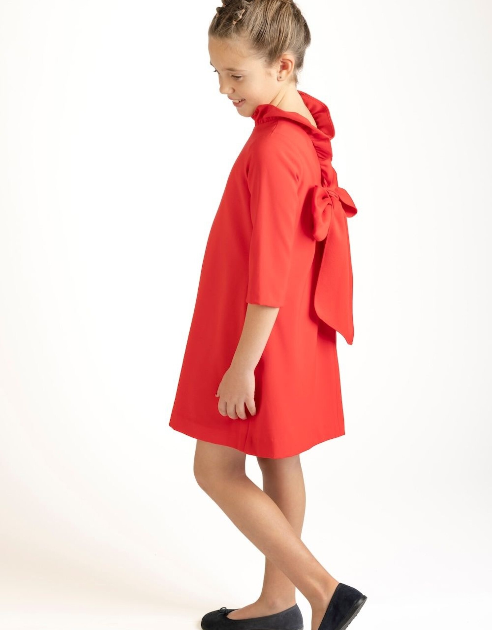 Gabby Blair Red Bow Back Dress
