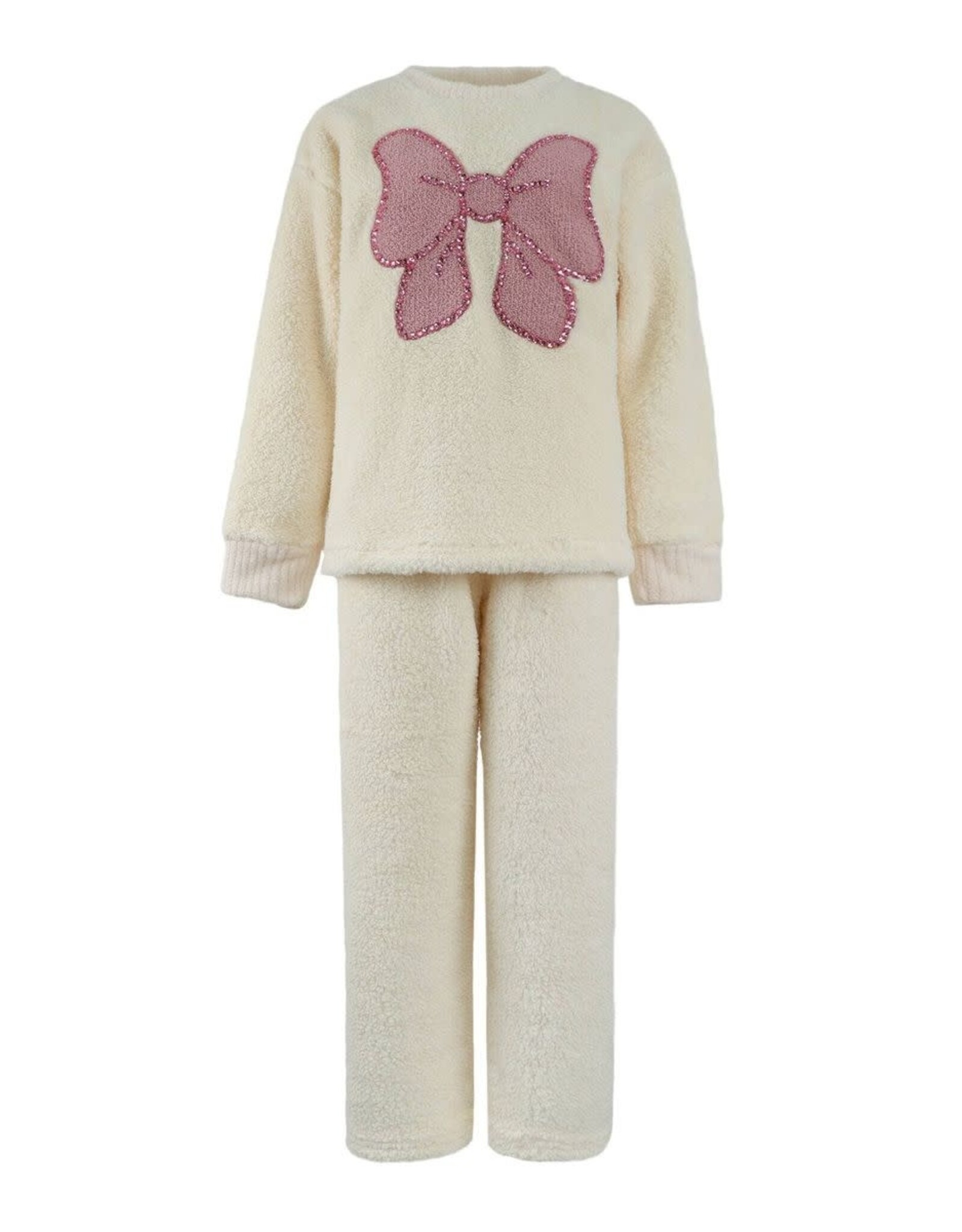 Lola and the Boys Big Bow Crystal Fuzzy Set