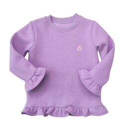 Itsy Bitsy Purple Ballet Ruffle Sweatshirt