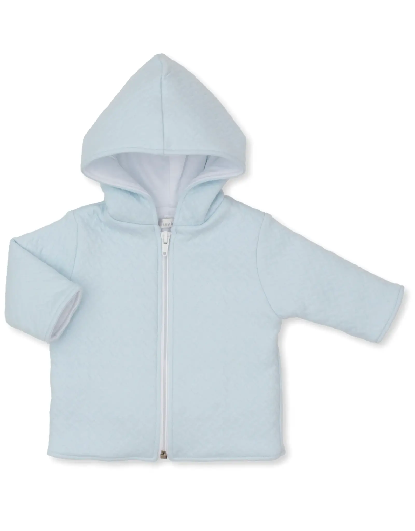 Kissy Kissy Jacquard Jacket Blue